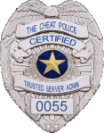 Cheat Police TSA Badge #0055