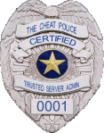 Cheat Police TSA Badge #0001