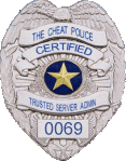 Cheat Police TSA Badge #0069