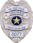 Cheat Police TSA Badge #0077