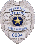 Cheat Police TSA Badge #0084