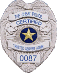 Cheat Police TSA Badge #0087