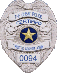 Cheat Police TSA Badge #0094